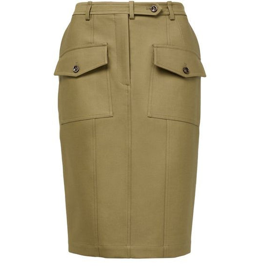 TOM FORD ストレッチ コットントリコチン製 ひざ上丈スカート - Image 1
