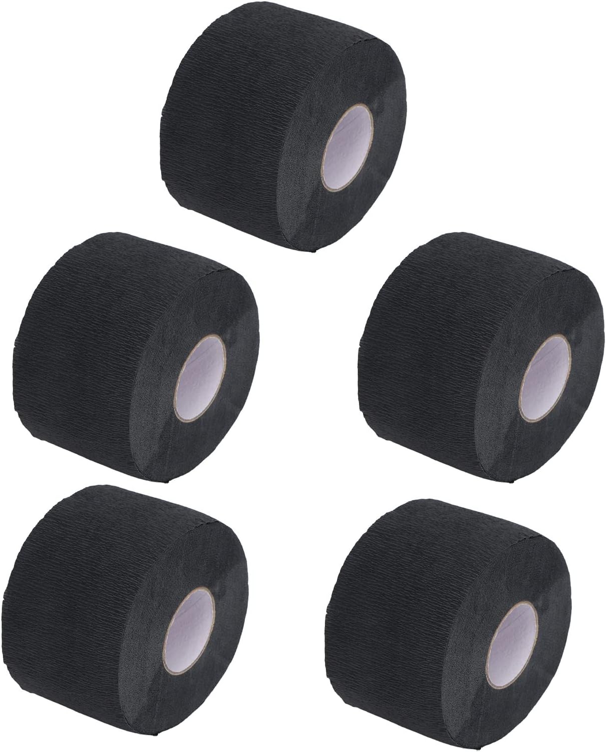 Disposable Popular Neck Strips, Pack of 5, Black Lightweight Beauty Salon Cutting Styling Paper Neck Strip, Beauty Salon Neck Strip, Stretch Neck Strip, Paper Barber Neck Strip, Neck Strip for Hair