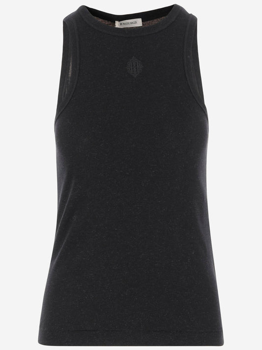 By Malene Birger リヨセルブレンドのマレンビルガーライゼタンクトップ - Image 1