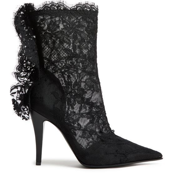 MCQUEEN Heron lace ankle boots - Image 1