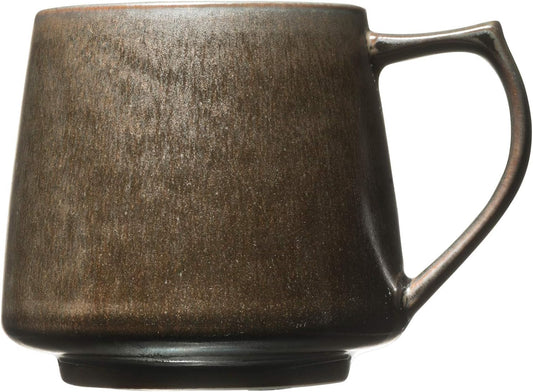 Cores C811BK Mug, Black, 11.8 fl oz (320 ml), Made in Japan, Microwave, Dishwasher Safe, Delicate Made