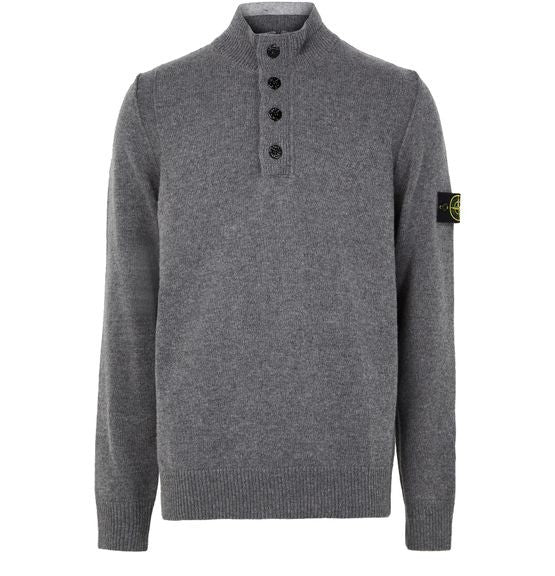 STONE ISLAND Logo patch sweater - Image 1