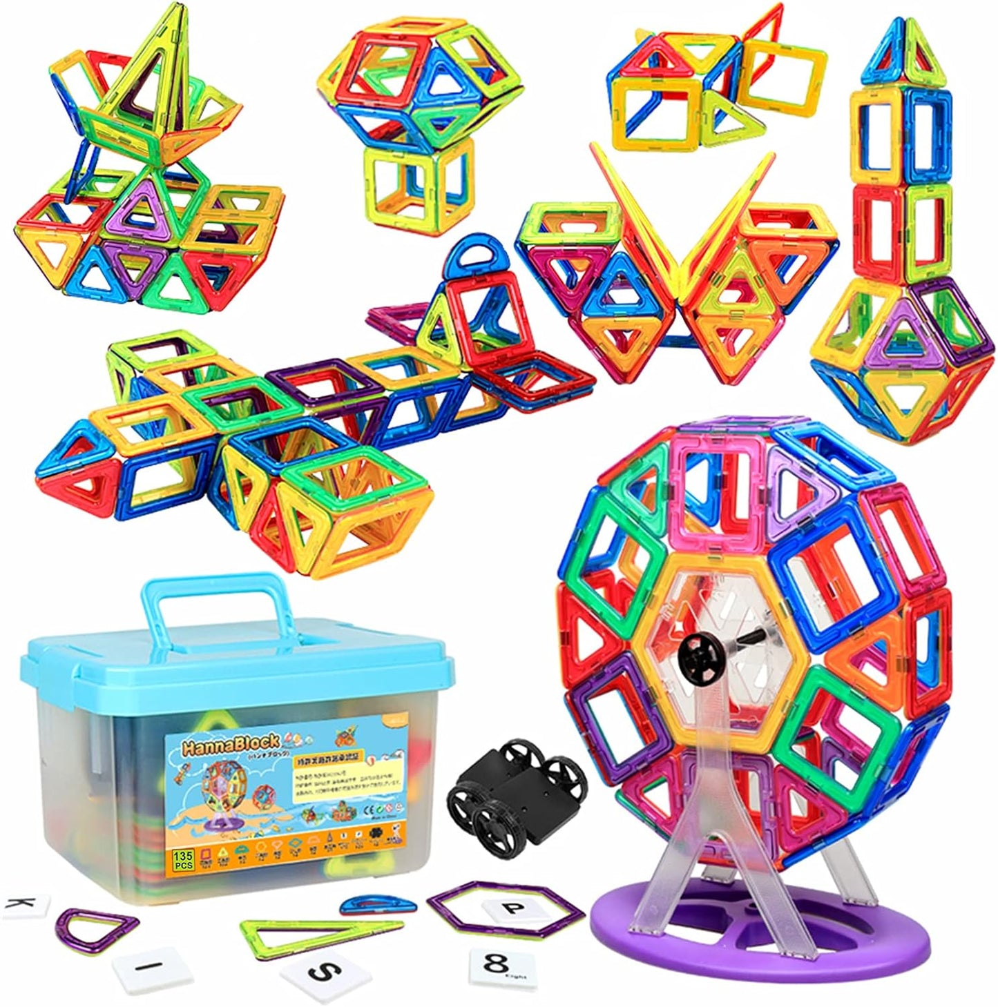 Magnetic Blocks, Magnetic Toys, Educational Toys, For Kids, Boys, Girls