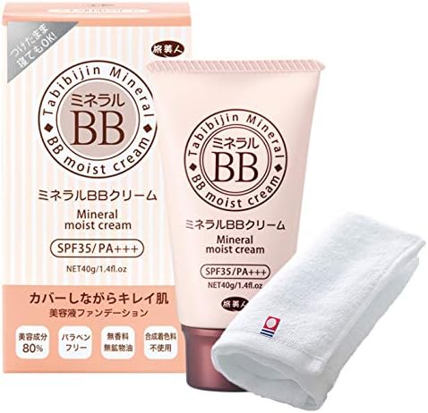 Azuma Shoji SPF 35/PA+++ Mineral BB Cream 1.4 oz (40 g) / TABI Bijin Natural Mineral and 80% Essence Ingredients