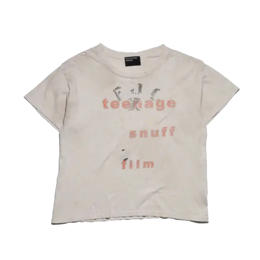 ENFANTS RICHES DÉPRIMÉS 'TEENAGE SNUFF' TAN DISTRESSED TEE