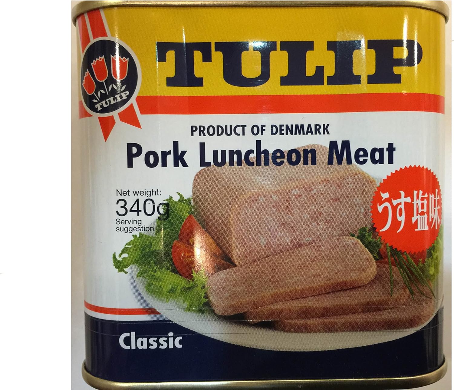 TULIP Pork Luncheon Meat, Lightly Salted, 12.0 oz (340 g)