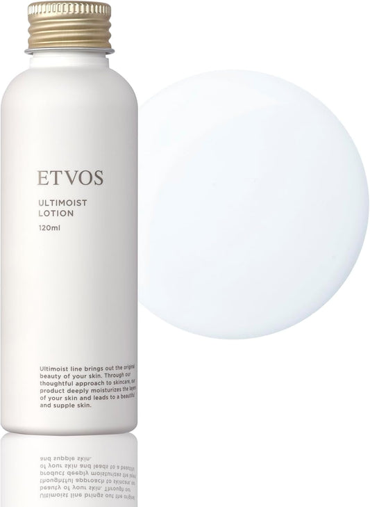 Etovos Ultimate Moisture Lotion Lotion, 4.2 fl oz (120 ml), Moist Sensitive Skincare, Human Ceramide, Niacinamide, Hyaluronic Acid