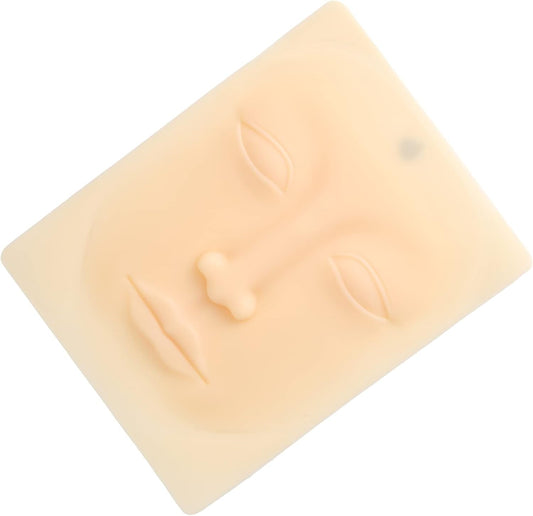 Permanent Makeup Practice Skin, Washable Reusable 4D Facial Tattoo Training Skin for Eyebrow Eyeliner Lip