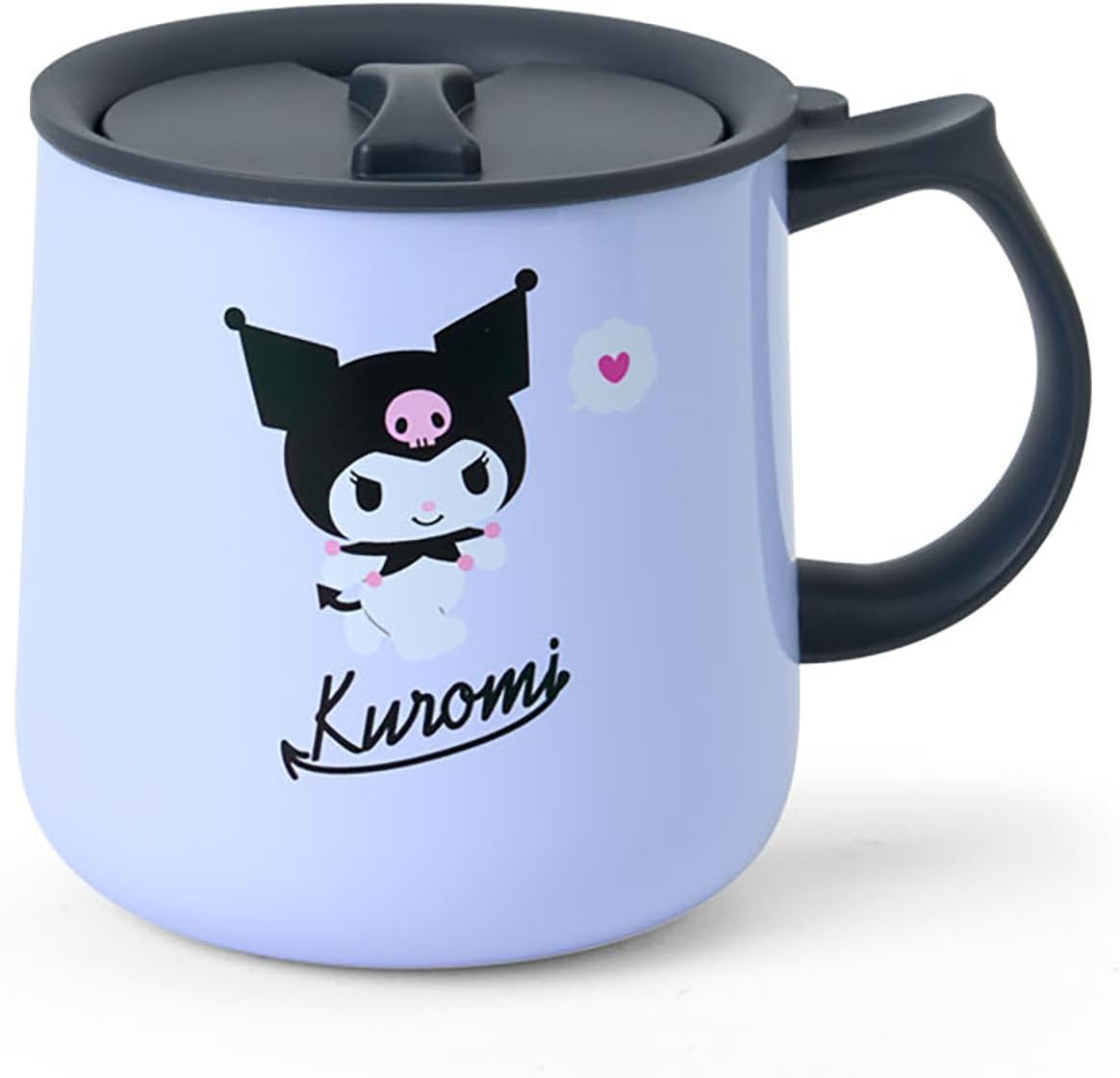 Sanrio 297020 Stainless Steel Mug with Lid, Chromi, Body: Stainless Steel Copper (Acrylic Resin Coating), Lid (Drinking Mouth) Handle: Polypropylene, Gasket/Bottom Surface: Silicone Rubber, Heat