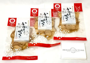 Sakura Foods Akita Specialty Iburigakko Slice Pickles Made with Sun-dried Salt 3 Bags Bulk Purchase with Tissue