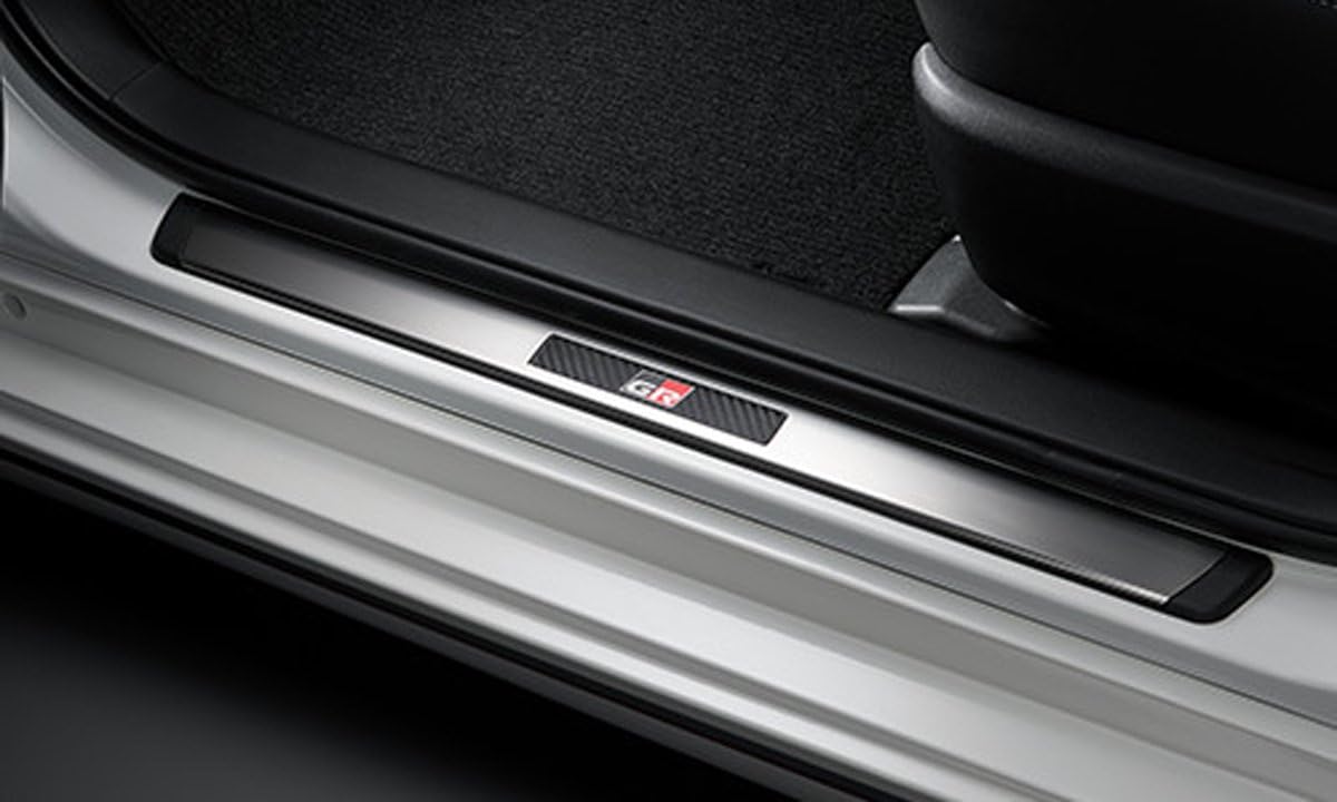 TOYOTA/Genuine Toyota [GR/Gazoo Racing] Stainless steel front door scuff plate left and right (with front GR logo) [Mark X/GRX130/GRX133] [GR Sports] H29.09 ~