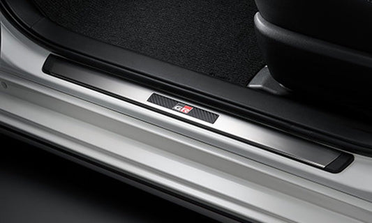 TOYOTA/Genuine Toyota [GR/Gazoo Racing] Stainless steel front door scuff plate left and right (with front GR logo) [Mark X/GRX130/GRX133] [GR Sports] H29.09 ~