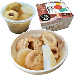 Kanesawa Kanroku Oden, 6.7 oz (195 g) x 8 (Karuma, Ganmodoki, Radish, Chikuwa, White Konjaku), Uses 