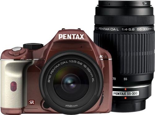 PENTAX デジタル一眼レフカメラ K-x ダブルズームキット メタルブラウン/ホワイト 087