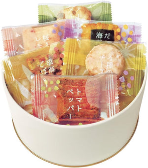 Chuoku Sensuki Kumitte (21 Pieces), No Packaging, Assorted 6 Types, Single Bite Size, Rice Sweets, Assorted, Rice Confectionery, Stocking Mochi Noodles, Gifts, Gifts, Individually Wrapped