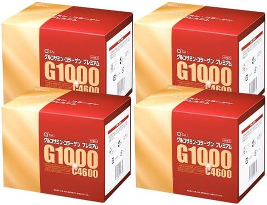 Kyusai Glucosamine & Collagen Premium 4 Boxes Bulk Purchase (60 Per Box, Approximately 30 Days)