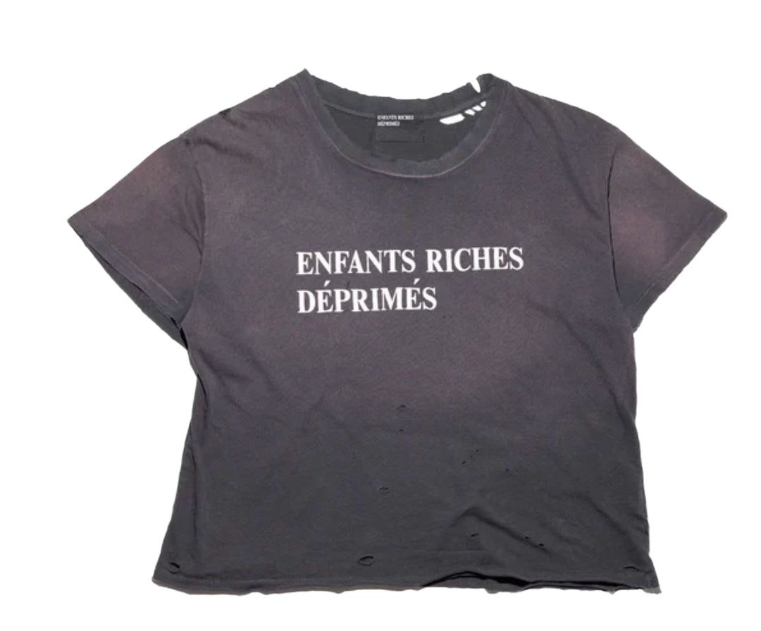 ENFANTS RICHES DÉPRIMÉS 'ANTIQUE BLACK' TEE