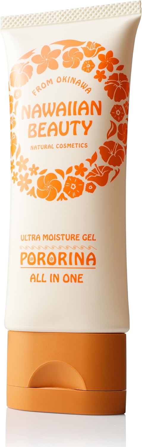 Nawaian Pororina 2.1 x Capacity, Tube Type, 2.3 oz (65 g), All-in-One Gel, Demon Barley, Skin Care, Organic, Okinawa Derived Lotion, Lotion, Beauty, Cream, Placenta, Hyaluronic Acid, Botanical Gift