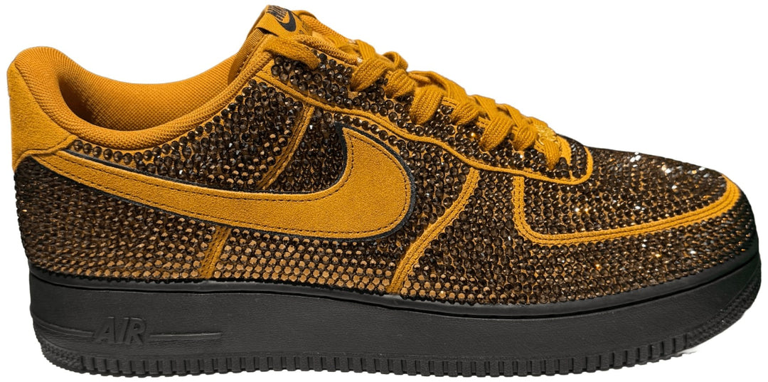 BOSSI 'REESE'S' GOLD DETAIL RHINESTONE SNEAKER