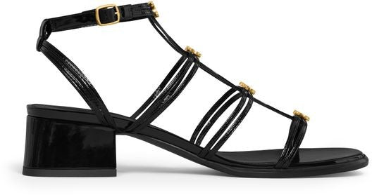 CELINE Clémence multi Triomphe lambskin sandals - Image 1