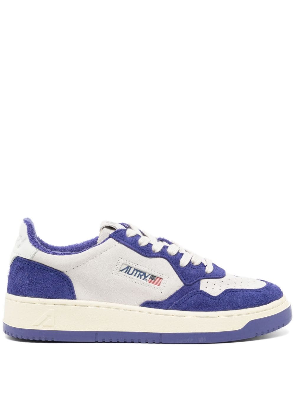 Autry Medalist Low LeatherとSuede Sneakers - Image 1