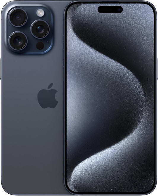 [Refurbished] Apple iPhone 15 Pro MAX 256GB Blue Titanium SIM Free 5G Compatible (Refurbished)