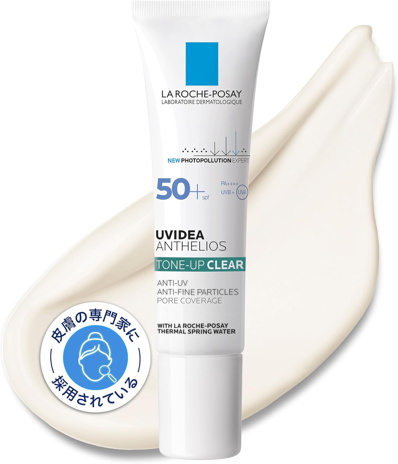La Roche-Posay UVIdea XL Protection Tone-Enhancing Clear Sunscreen Makeup Foundation UV Tone-Up Moisturizing Face Sunscreen SPF50+ PA++++ Transparency Low Irritation Moisturizing Non-greasy Moisture