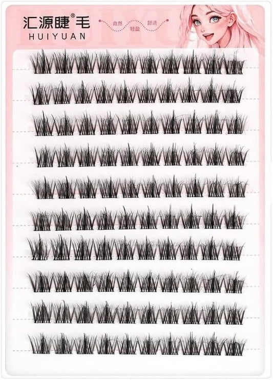 Reusable Glue Free False Eyelashes 5D Trilogy Sunflower Small Firefly Eyelashes Makeup DIY Adhesive Makeup Tools