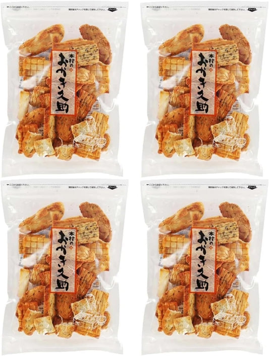 木村 おかき久助 145g もち米100％使用 こわれせん おいしさそのまま (4袋セット)