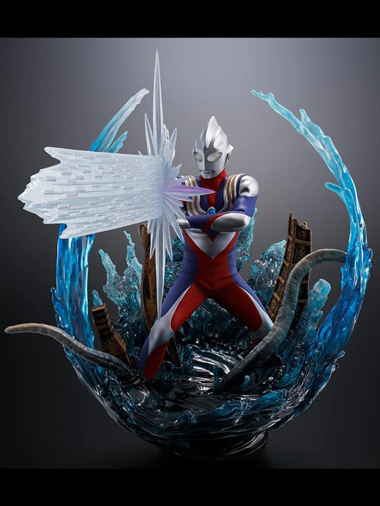 TAMASHII NATIONS Figuarts ZERO [Super Battle] Ultraman Tiga Multi-Type Approx. 7.5 inches (190 mm), PVC & ABS, Painted Complete Figure BAS63247