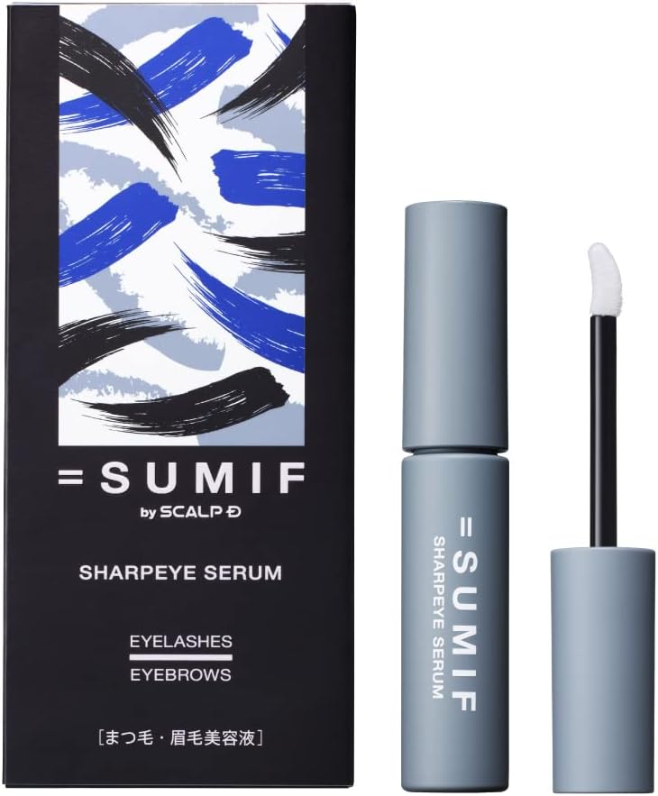 [Scalp D Eyelashes & Eyebrow Serum] Samuif Sharp Eye Serum, Eye Care 0.2 fl oz (6 ml), Unisex, Amphor