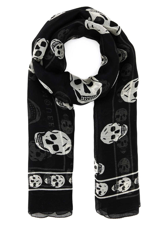 Alexander Mcqueen アレクサンダーマックイーンプリントシルクファウラード - Image 1