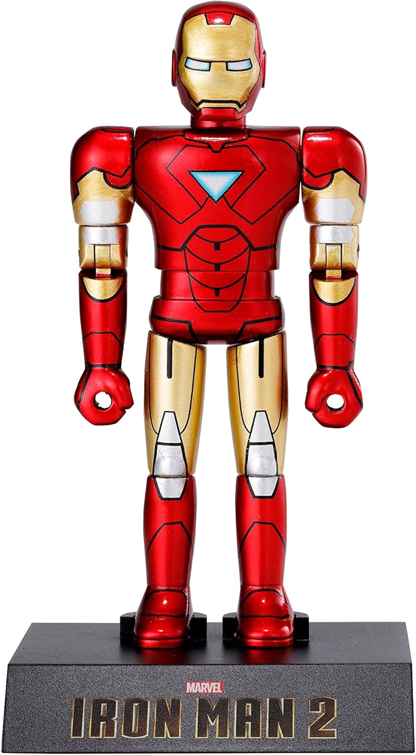 TAMASHII NATIONS 超合金HEROES アイアンマン2 アイアンマン マーク6 約100mm ABS製 塗装済み可動フィギュア