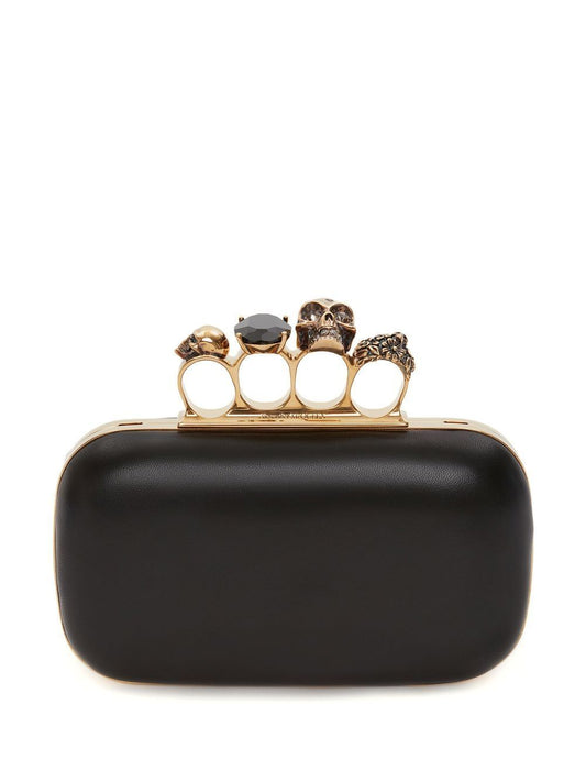 Alexander McQueen アレクサンダーMCクイーンナックルチェーンクラッチ - Image 1