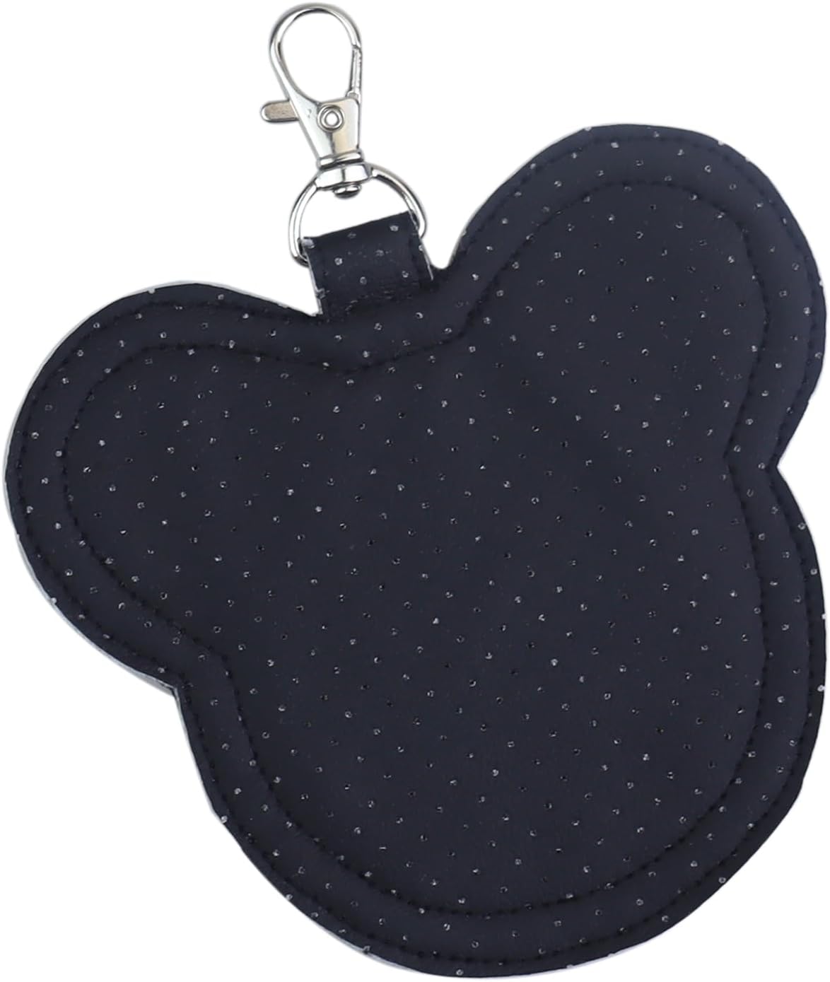 Llavero de exhibición de pines portátil, pin de oído de ratón negro, exhibición de comercio rápido para bolsos, mochila, colección de parques, mostración de pines comerciales