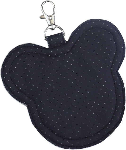 Llavero de exhibición de pines portátil, pin de oído de ratón negro, exhibición de comercio rápido para bolsos, mochila, colección de parques, mostración de pines comerciales