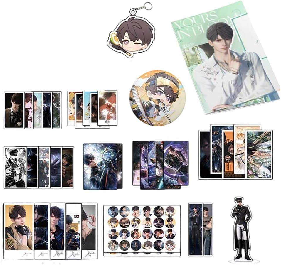 Love and Deep Sky Mahil Lucky Bag Goods, 116 Piece Set, Art Collection, Can Badge, Acrylic Stand, Key Holder, Surround Decoration, Figurine, Motivation Goods, Birthday Gift