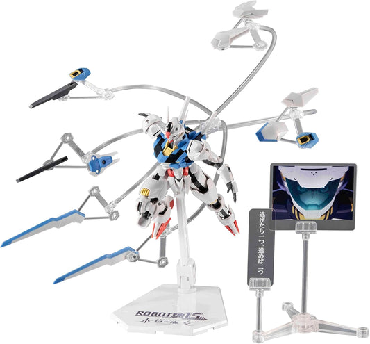 Robot Tamashii Mobile Suit Gundam: The Witch from Mercury XVX-016 Gundam Aerial Ver. A.N.I.M.E. Robot Tamashii 15th Anniversary, Approx. 4.9 in (125 mm), ABS & PVC Pre-painted Action Figure
