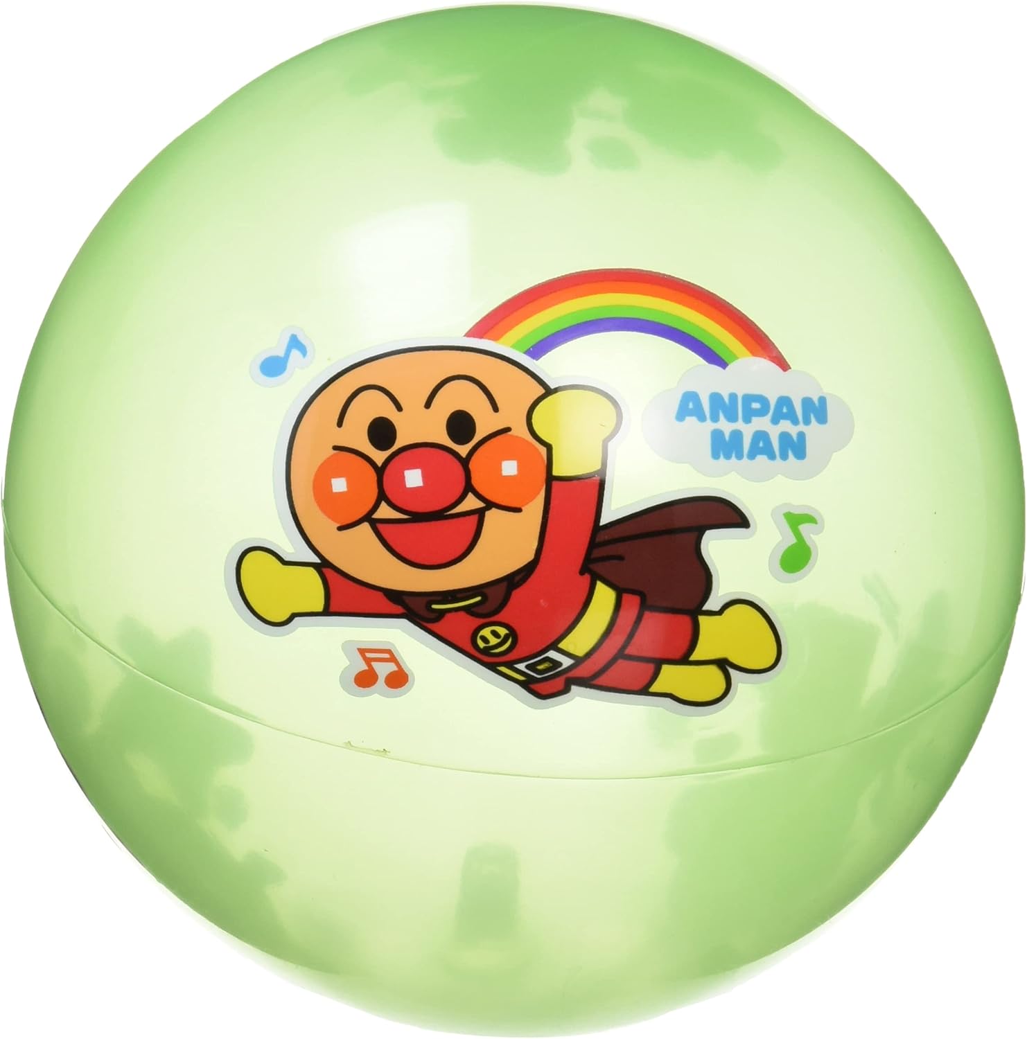 AGATSUMA Anpanman Colorful Ball, No. 7, Green, 6.9 inches (17.5 cm)