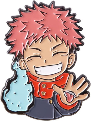 JJK Satoru Broche - Pines de esmalte de figuras de anime Satoru - Regalos divertidos para amantes del anime
