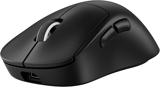 Logicool G PRO X SUPERLIGHT 2 DEX Wireless Gaming Mouse, GPROXSL-WLDEXBKd 4000Hz, Polling Rate, Lightweight, 2.1 oz (60 g), LIGHTFORCE Hybrid Switch, LIGHTSPEED USB, Type-C Charging, POWERPLAY