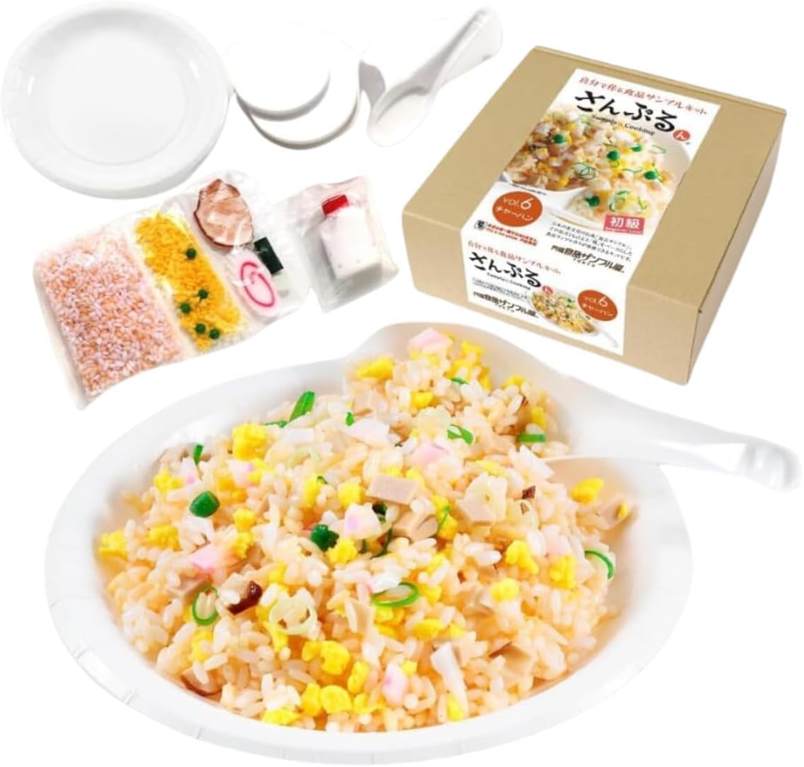 Original Food Sampler (Official) DIY Sample Kit, Sampler Kit, Vol. 6, Fried Rice, Safe Material, Parent-child Crafts, Replica Hood, For Beginners, Handmade, DIY, Freedom Crafts