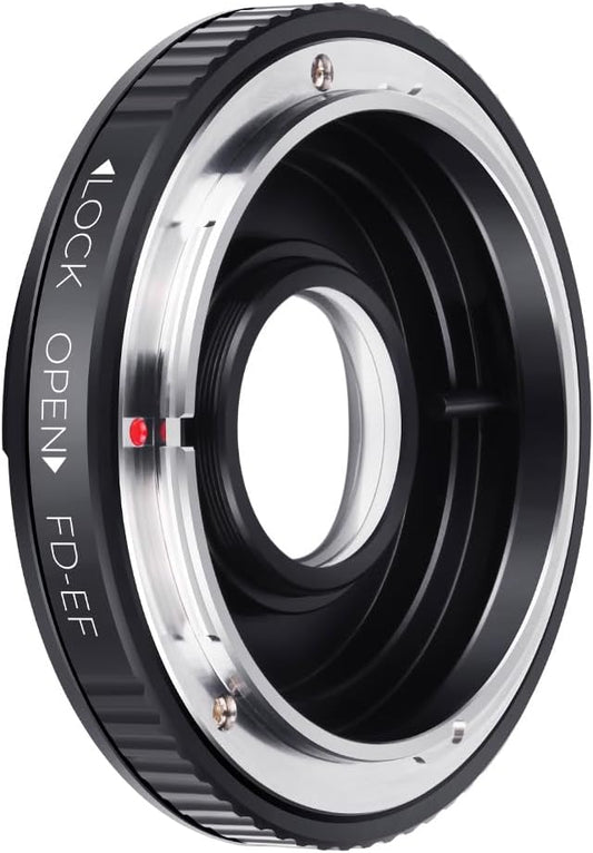 K&F CONCEPT マウントアダプター FD-EOS Canon対応 FDマウント レンズ-Canon対応 EOSカメラ装着用 EFマウント 変換 FDレンズアダプター「メーカー直営店」