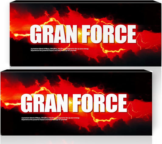 Gran Force Krachaidam Beer Yeast, Ginseng L-Citrulline, L-arginine, Maca, Zinc, Kanka Extract, Royal Jelly, Silagit Extract, Formulated with Carefully Selected Ingredients, Supplement, Made in Japan
