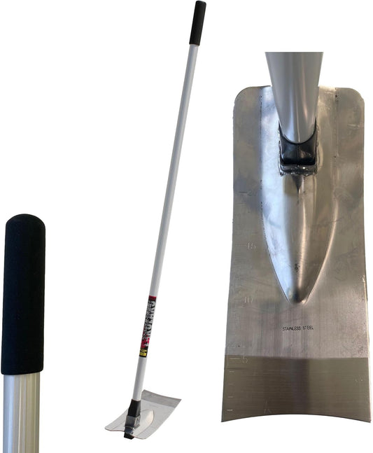 Super lightweight and easy to handle for women, large stainless steel househoe, large gardening, agriculture, women, gardening, agricultural work, household vegetable garden tools, tools, hoe goods