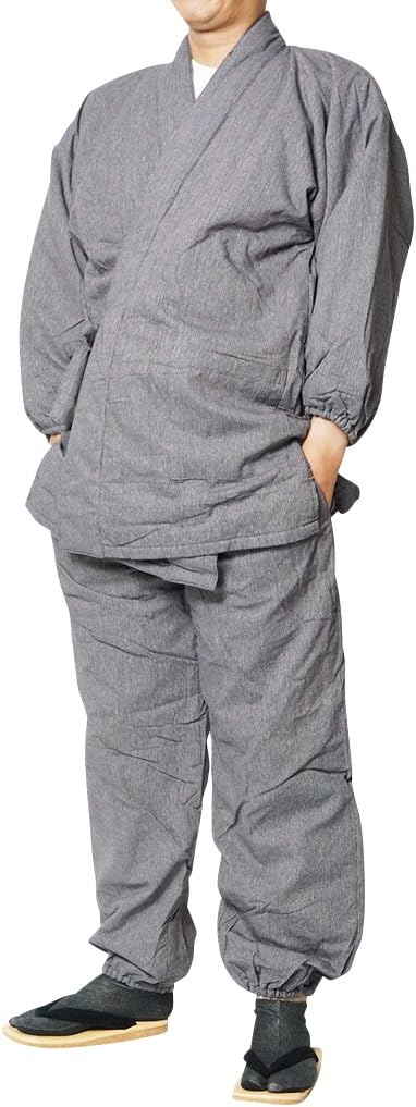 [Samui and Japanese Specialty Store Artisan Himeka] Work Clothes, Winter Use, Yarn-Dyed Fleece Lined Work Clothes, S-5L