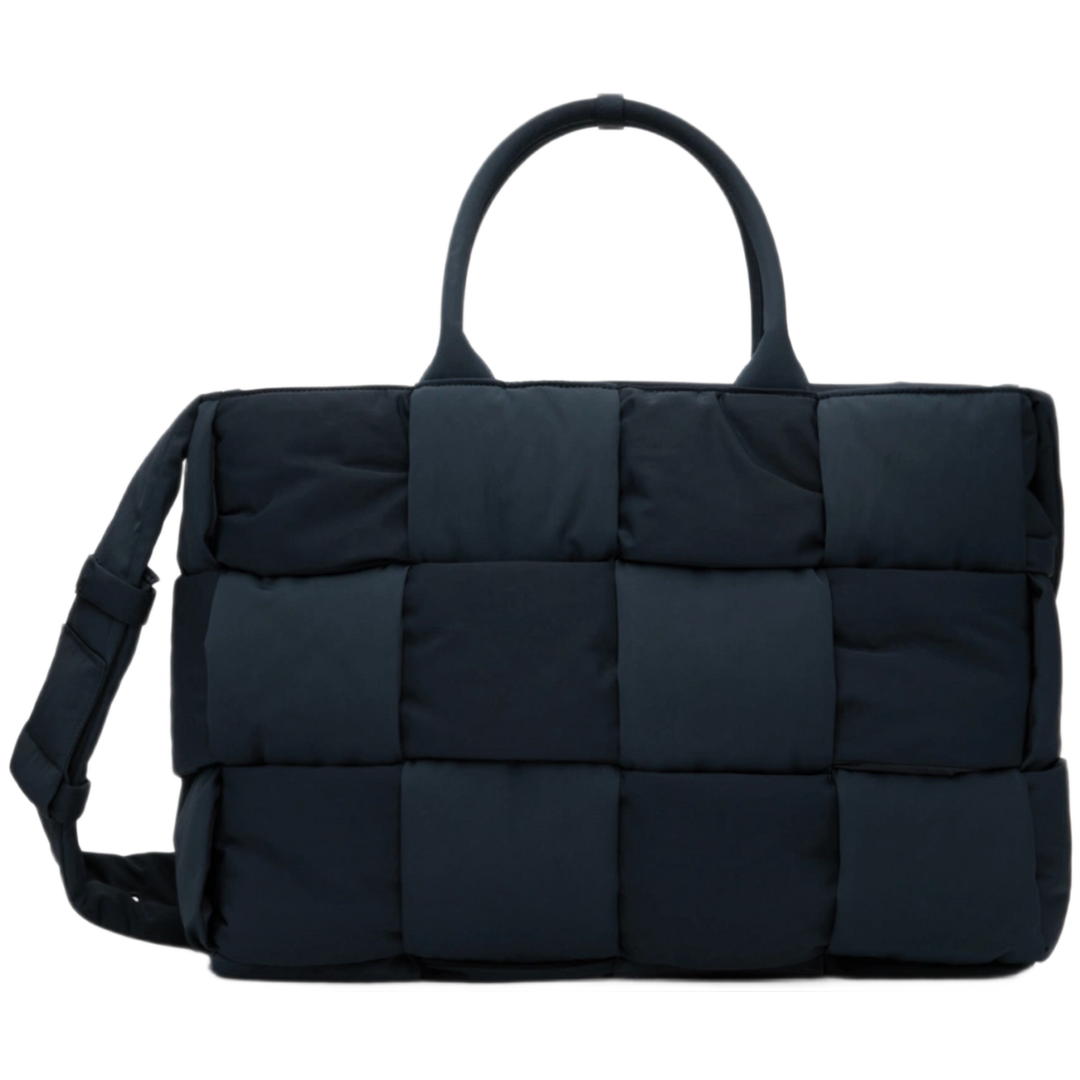 BOTTEGA VENETA 'NAVY' PADDED TOTE BAG