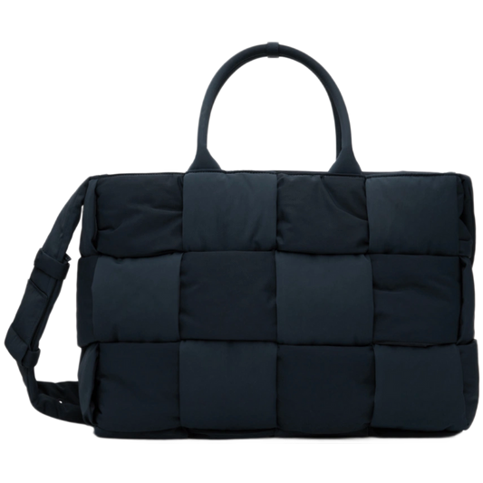BOTTEGA VENETA 'NAVY' PADDED TOTE BAG