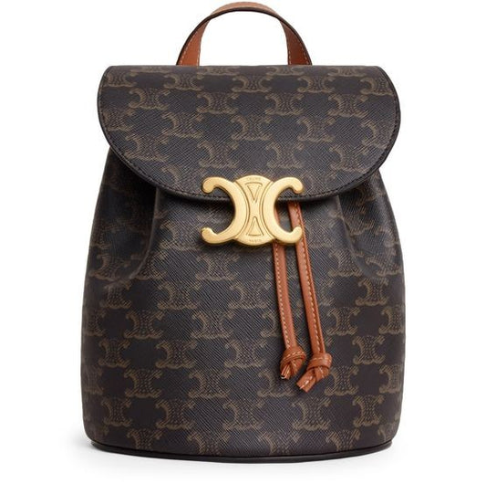 Backpack Celine Bonnie in Triomphe canvas & calfskin - Image 1