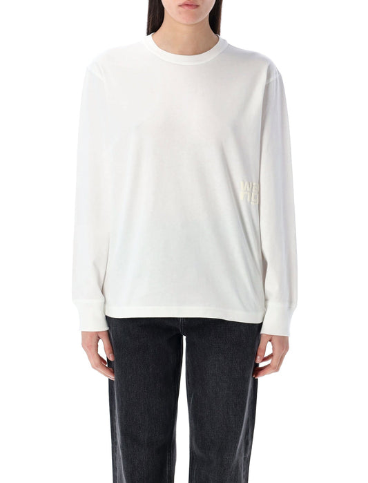 T By Alexander Wang Tによるtシャツとポロスホワイト - Image 1